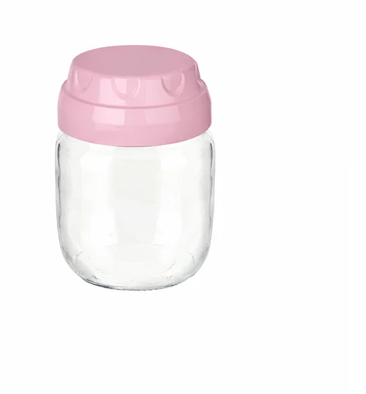 3 Adet Vintage Dekoratif Cam Kavanoz 425ml - 14,3 oz