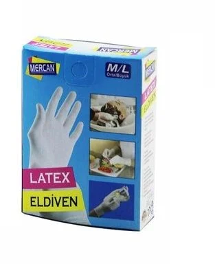 Eldiven Latex Eldiven Muayene Eldiveni S/M 30 Adet