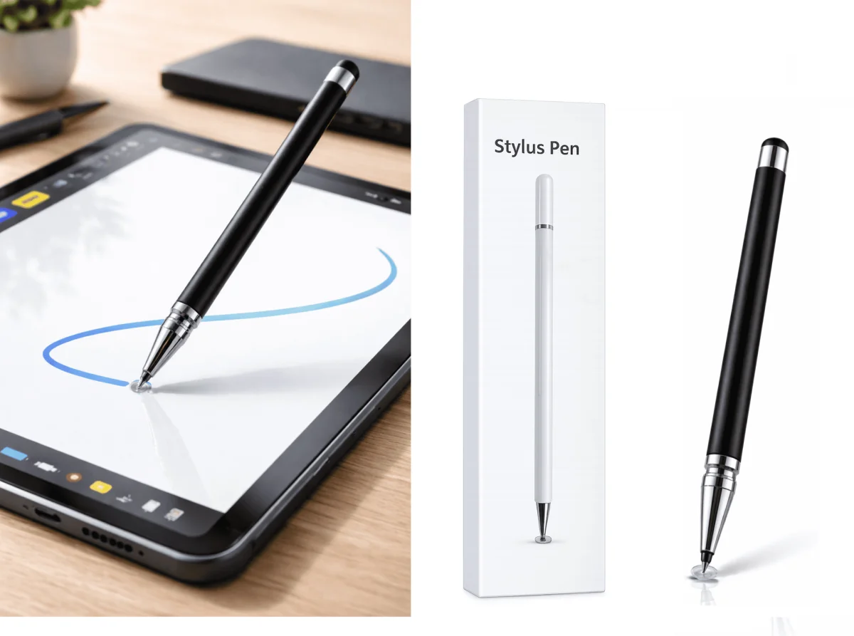 Redmi 9 Uyumlu Dokunmatik Stylus Kalem Disk Uçlu Hassas Tablet Telefon Çizim Kalemi