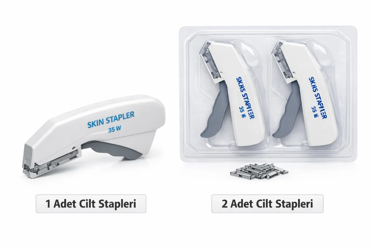 Cilt Stapleri (Skin Stapler) Cerrahi Cilt Zımbası