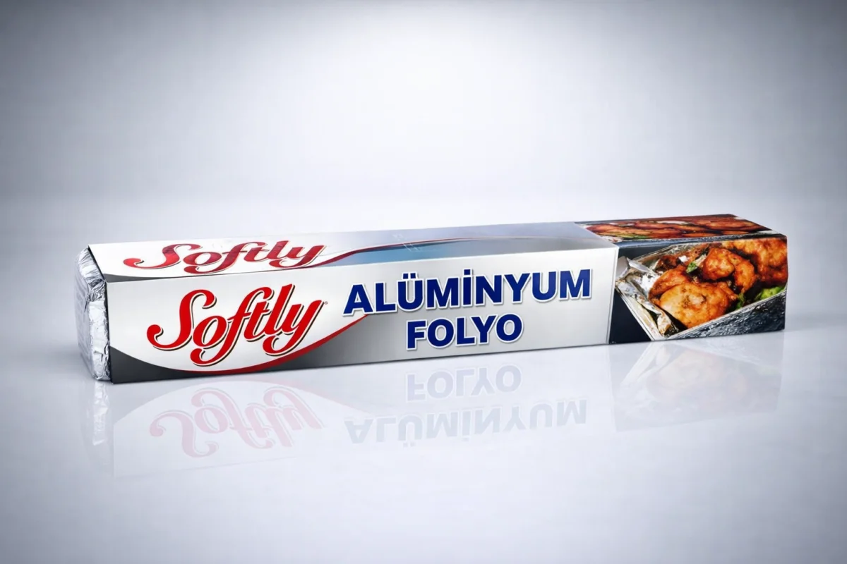 Softy Alüminyum Folyo 3,5 Metre Mutfak Folyosu Isıya Dayanıklı Gıda Saklama ve Fırın Folyosu 2 Adet