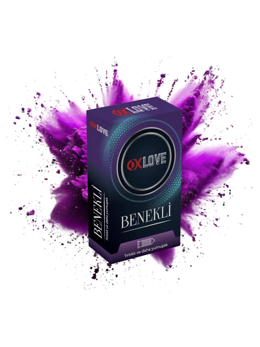 Oxlove Benekli 10’lu Prezervatif 1 Paket Ekstra Yumuşak Dokulu
