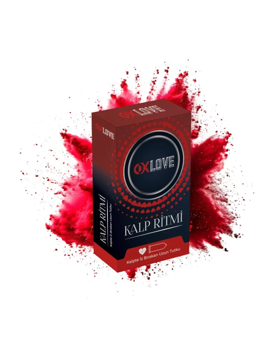 OXLove Kalp Ritmi Prezervatif 10’lu 1 Kutu – Uzun Tutku ve Güvenli Koruma