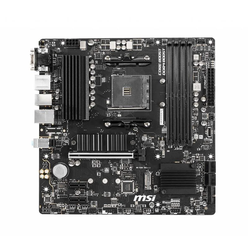 MSI B550M PRO-VDH DDR4 4400MHZ 1XVGA 1XHDMI 1XDP 2XM.2 USB 3.2 MATX AM4 (AMD 5000 VE 3000 SERİSİ İŞLEMCİ UYUMLU)