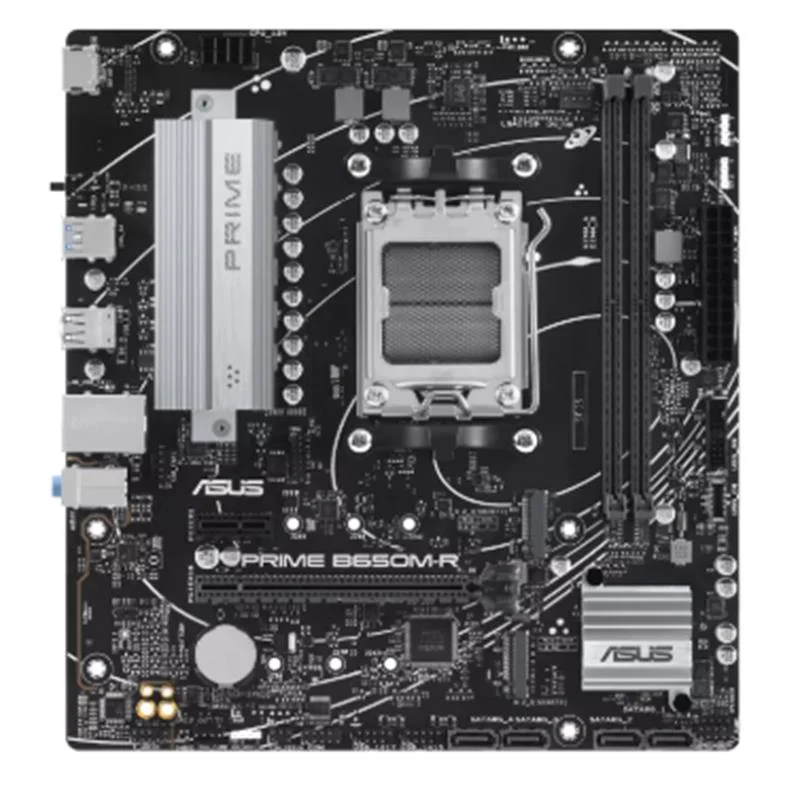 ASUS PRIME B650M-R DDR5 7200MHZ 1XHDMI 2XM.2 USB3.2 MATX AM5 (AMD AM5 9000/8000/7000 SERİLERİ İLE UYUMLU)