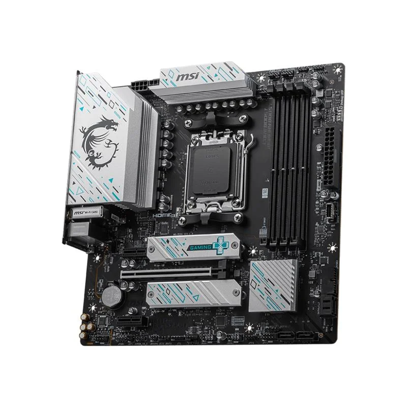 MSI B650M GAMING PLUS WIFI DDR5 6400MHZ 1XHDMI 1XDP 2XM.2 USB 3.2 AM5 MATX (AMD AM5 9000/8000/7000 SERİLERİ İLE UYUMLU)
