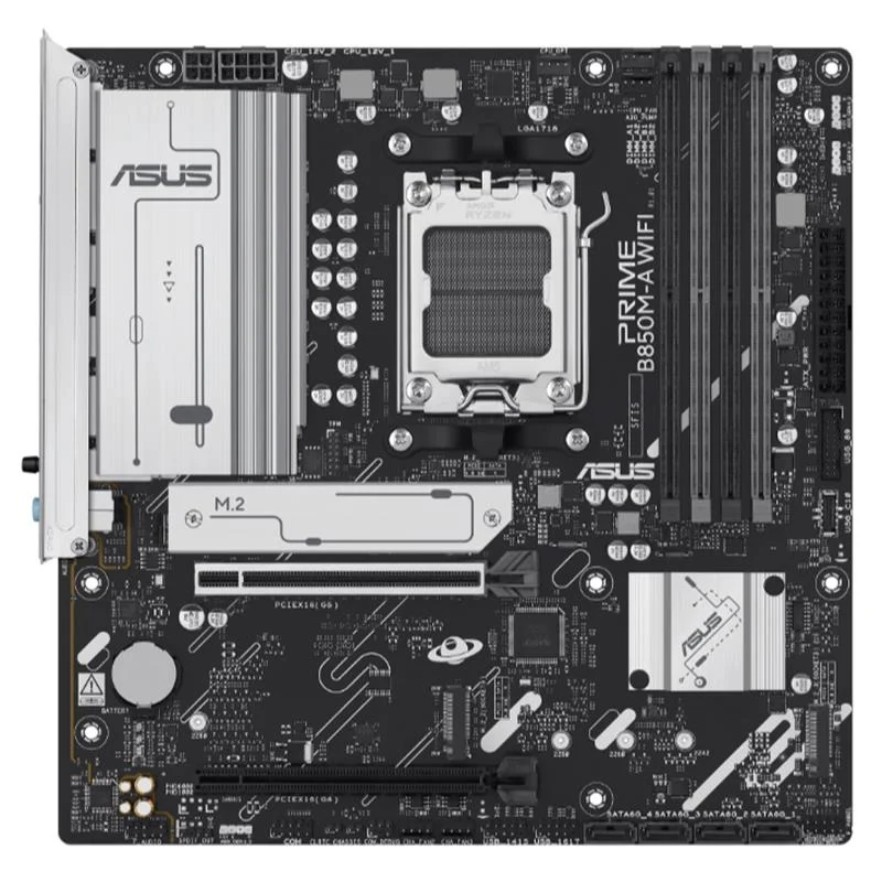 ASUS PRIME B850M-A WIFI DDR5 8000MT/S 1XHDMI 2XDP 3XM.2 USB3.2 MATX AM5 (AMD AM5 9000/8000/7000 SERİLERİ İLE UYUMLU)