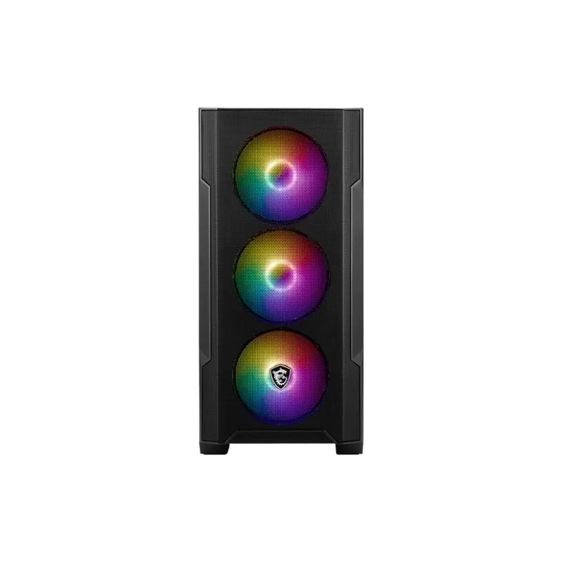MSI MAG FORGE M100A AKRİLİK YAN PANEL 3X120MM 1X120MM ARGB FAN PSU YOK MATX GAMING KASA
