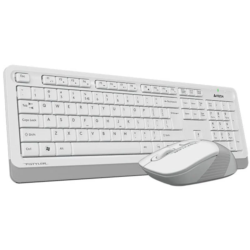 A4 TECH FG1010 BEYAZ Q MM 2.4G KABLOSUZ KLAVYE MOUSE SET