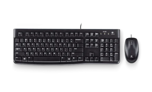 MK120 TR Q USB KABLOLU KLAVYE VE MOUSE SET SİYAH 920-002560