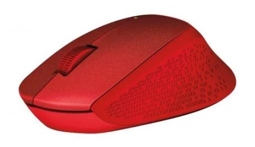 M330 SESSİZ KABLOSUZ USB OPTİK MOUSE KIRMIZI 910-004911