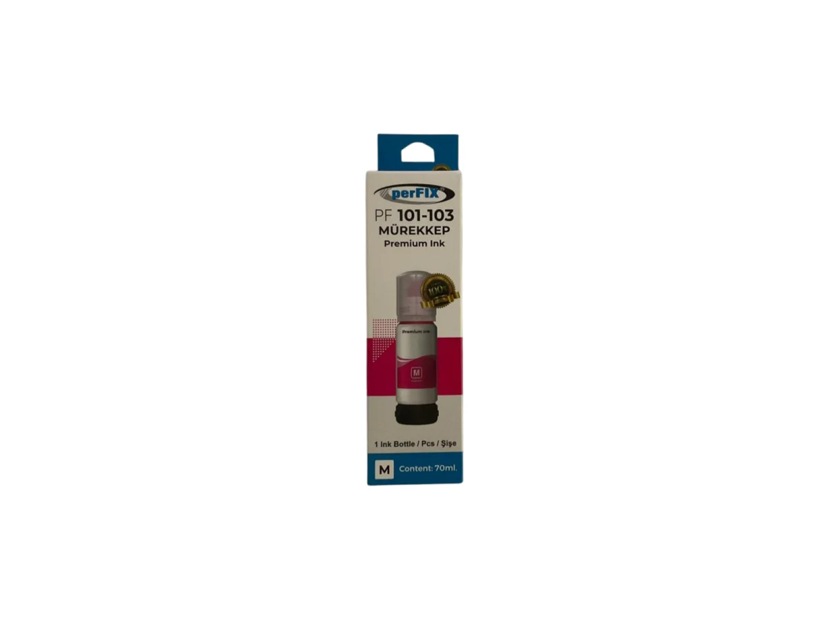perFIX PF T103M  Kırmızı Şişeli Mürekkep (70 ml )