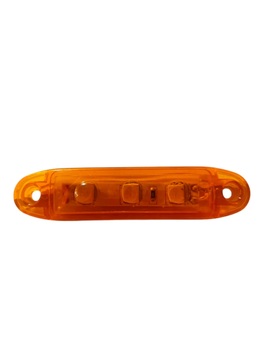 Sarı Parmak Led Dorse Lamba 3 Ledli 9cm 12-24V