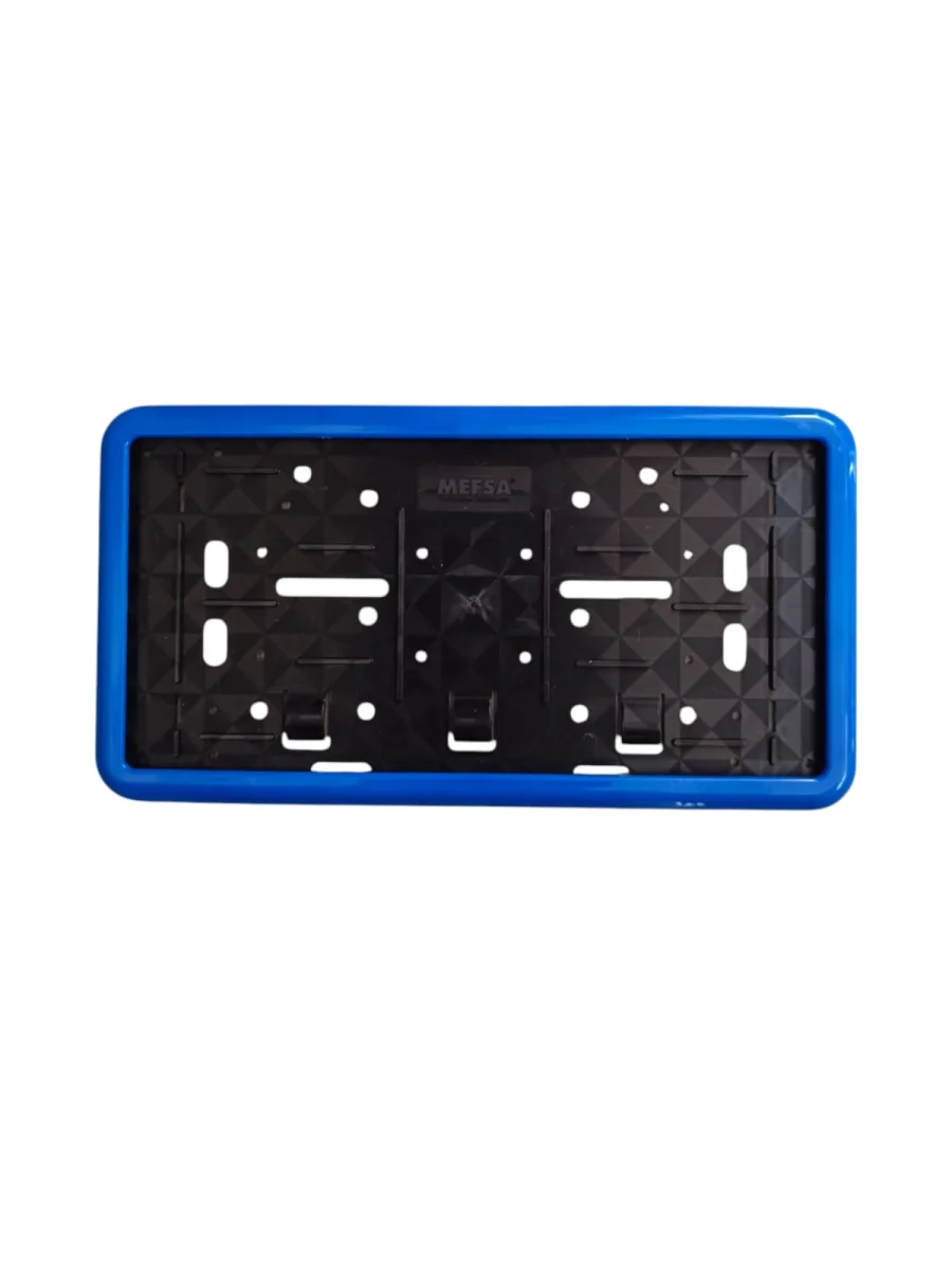 Çerçeveli Dikdörtgen Plakalık Plaka Altlığı Mavi 26X17cm 1 Adet