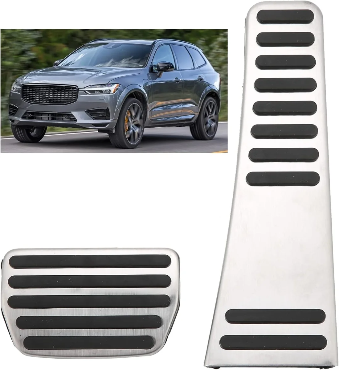 Volvo XC90 XC60 2019 ve Üzeri Uyumlu  Otomatik Pedal Seti 2 Parça