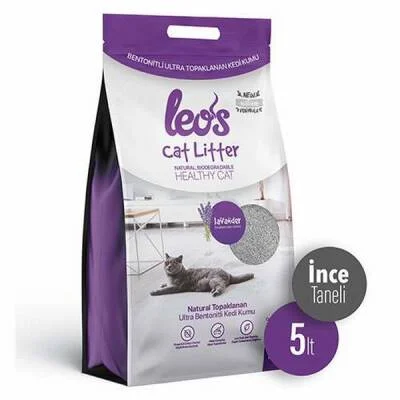 Cat Litter Lavanta Kokulu İnce Taneli Kedi Kumu 5 Lt