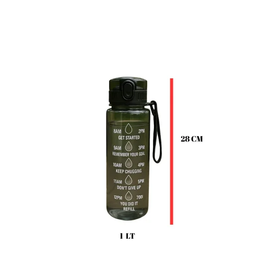 Suluk & Su Şişesi & Sporcu Matara Turuncu 1000 ml