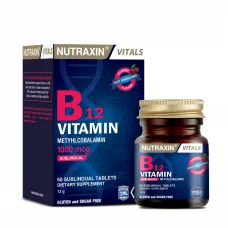 Vitamin B12 1000 mcg Dil Altı 60 Tablet