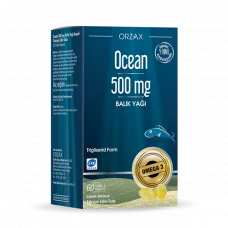 Ocean Omega 3 Balık Yağı 500 mg 60 Kapsül