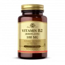 Vitamin B2 (Riboflavin) 100 mg 100 Kapsül