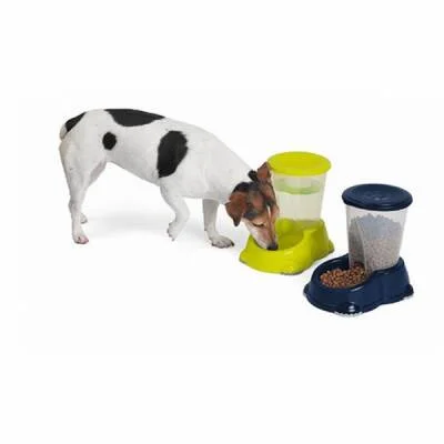 Smart Hazneli Kedi ve Köpek Mama Kabı Gri 1,5 Lt