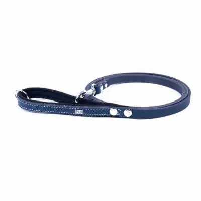 Konfor Klasik Deri Köpek Gezdirme Tasması Royalblue 1,5x160 Cm