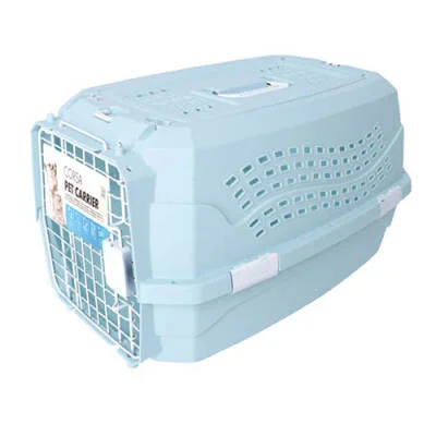 Corsa Carriers Kedi ve Küçük Irk Köpek Taşıma Kabı Mavi Small 47,5x32x26 Cm