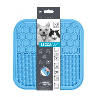 Lecca Kedi ve Köpekler İçin Yavaş Beslenme Ödül Matı Medium Mavi 21x21 Cm