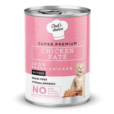 Pate Chicken Kitten Tavuklu Tahılsız Yavru Kedi Konservesi 400 Gr