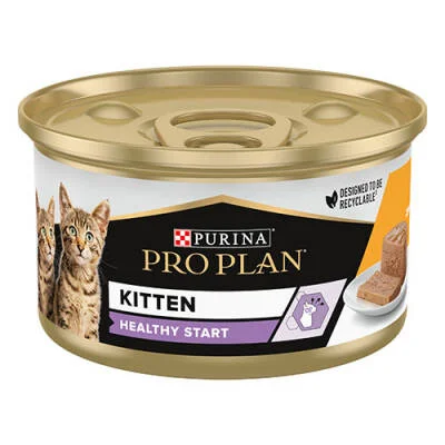 Kitten Tavuklu Yavru Kedi Konservesi 12 Adet 85 Gr
