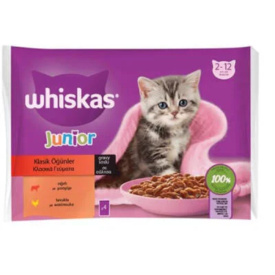 Pouch Sos İçinde Sığırlı ve Tavuklu Yavru Kedi Konservesi 4x85 Gr