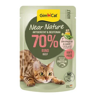 Near Nature Ezme Sığır Etli Pouch Yetişkin Kedi Konservesi 85 Gr