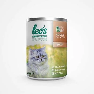 Somon Balıklı Pate Yetişkin Kedi Konservesi 24 Adet 400 Gr