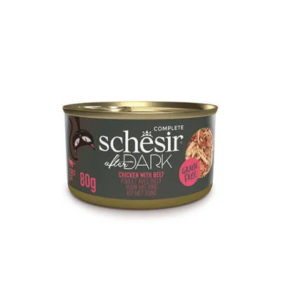 After Dark Sos İçinde Tavuk Etli ve Sığır Etli Tahılsız Yetişkin Kedi Konservesi 80 Gr