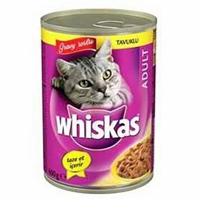 Gravy Soslu Tavuklu Yetişkin Kedi Konservesi 6 Adet 400 Gr