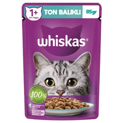 Pouch Jöle İçinde Ton Balıklı Yetişkin Kedi Konservesi 85 Gr