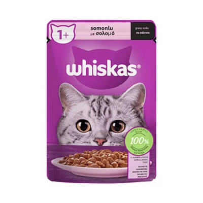 Pouch Sos İçinde Somonlu Yetişkin Kedi Konservesi 28 Adet 85 Gr