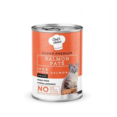 Pate Somonlu Tahılsız Yetişkin Kedi Konservesi 24 Adet 400 Gr