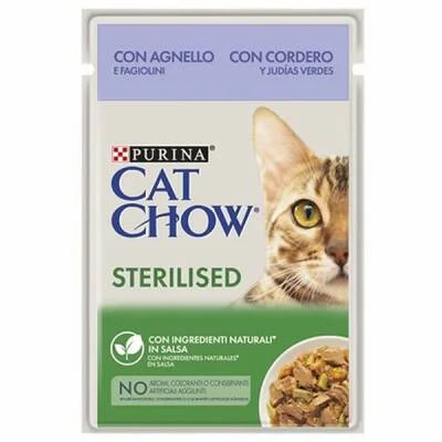 Sterilised Pouch Kuzulu Kısırlaştırılmış Kedi Konservesi 6 Adet 85 Gr