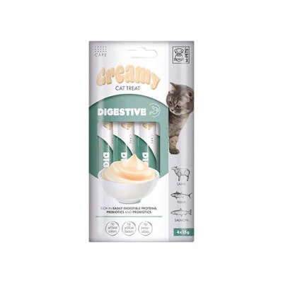 Digestive Sindirim Sistemi Destekleyici Krema Kedi Ödül Maması 4x15 Gr