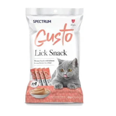 Gusto Somon Balıklı Sıvı Kedi Ödül Maması 4x15 Gr