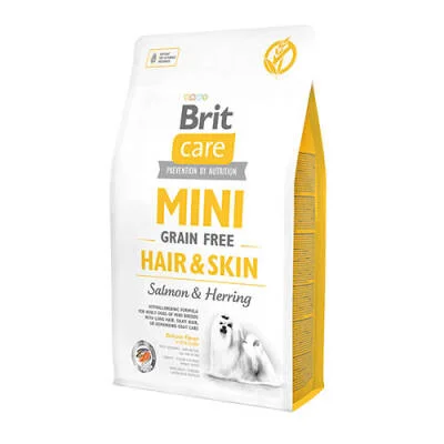 Mini Hair Skin Somonlu ve Ringa Balıklı Küçük Irk Tahılsız Yetişkin Köpek Maması 2 Kg