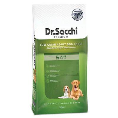 Premium Kuzu Etli Düşük Tahıllı Yetişkin Köpek Maması 12 Kg