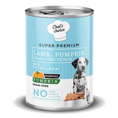 Pumpkin Pate Puppy Kuzulu Balkabaklı Tahılsız Yavru Köpek Konservesi 24 Adet 400 Gr