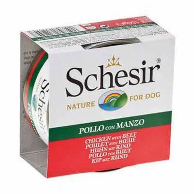 Tavuklu ve Sığır Etli Jelly Yetişkin Köpek Konservesi 6 Adet 150 Gr