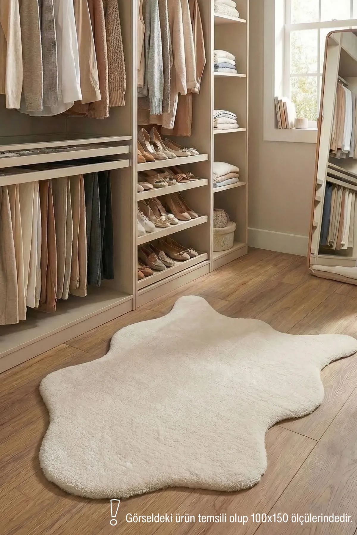 YoudayHomeCollection POLY Peluş Post Şeklinde Model Halı 160X350