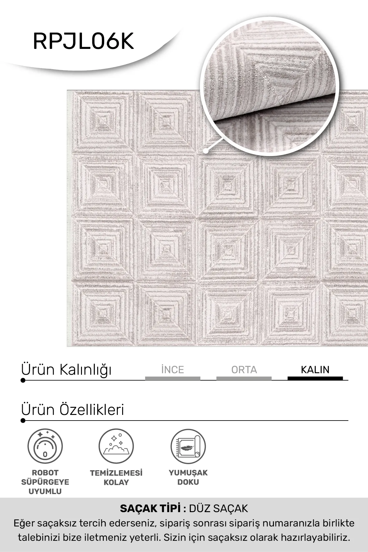 YoudayHomeCollection JALURA Model Halı 200X290