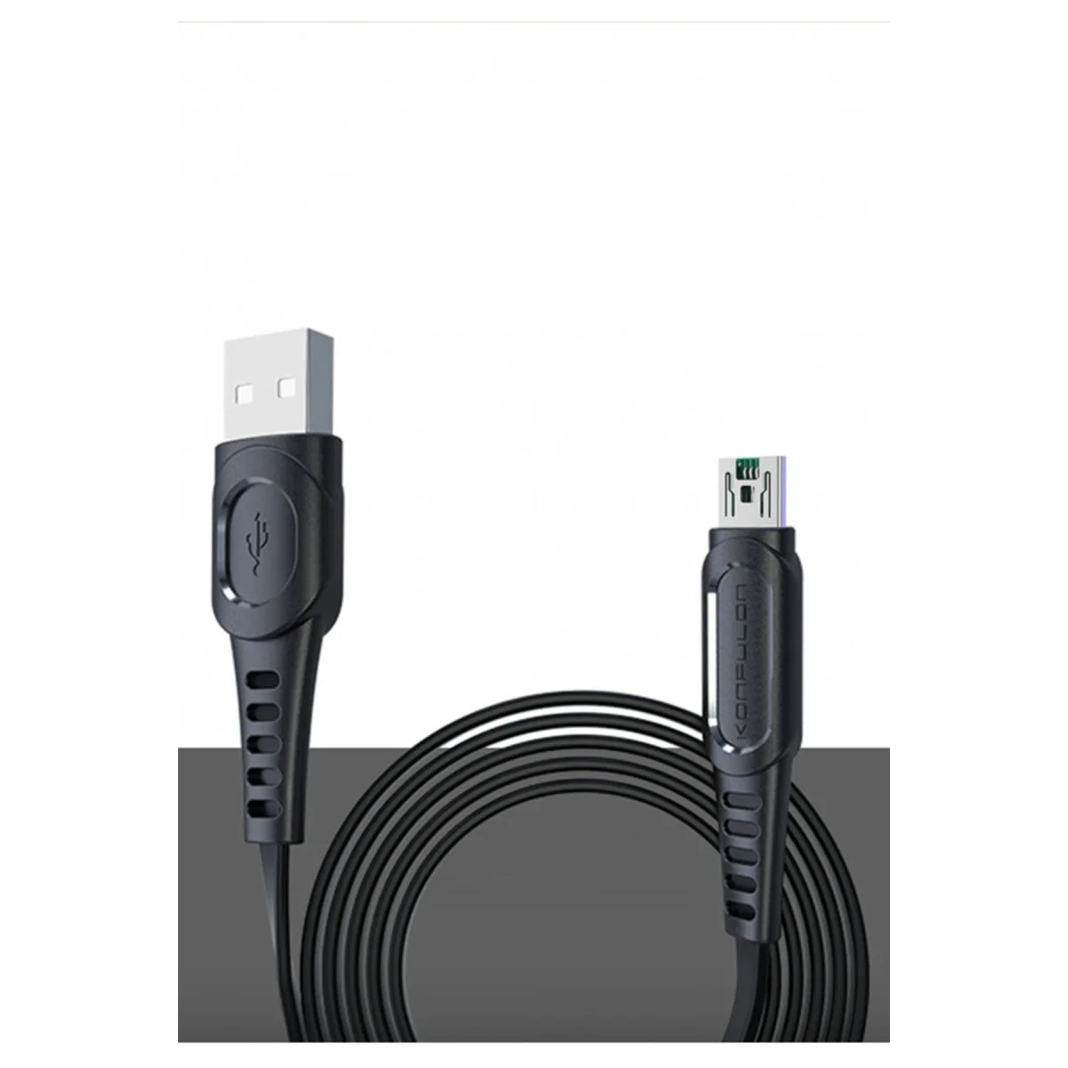DC24 Micro USB Kablo 1.2M 4A - Siyah