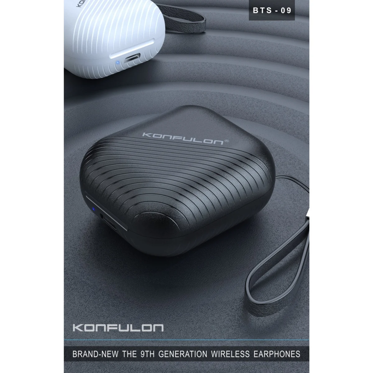 BTS09 Kablosuz Airpods Kulaklık - Siyah