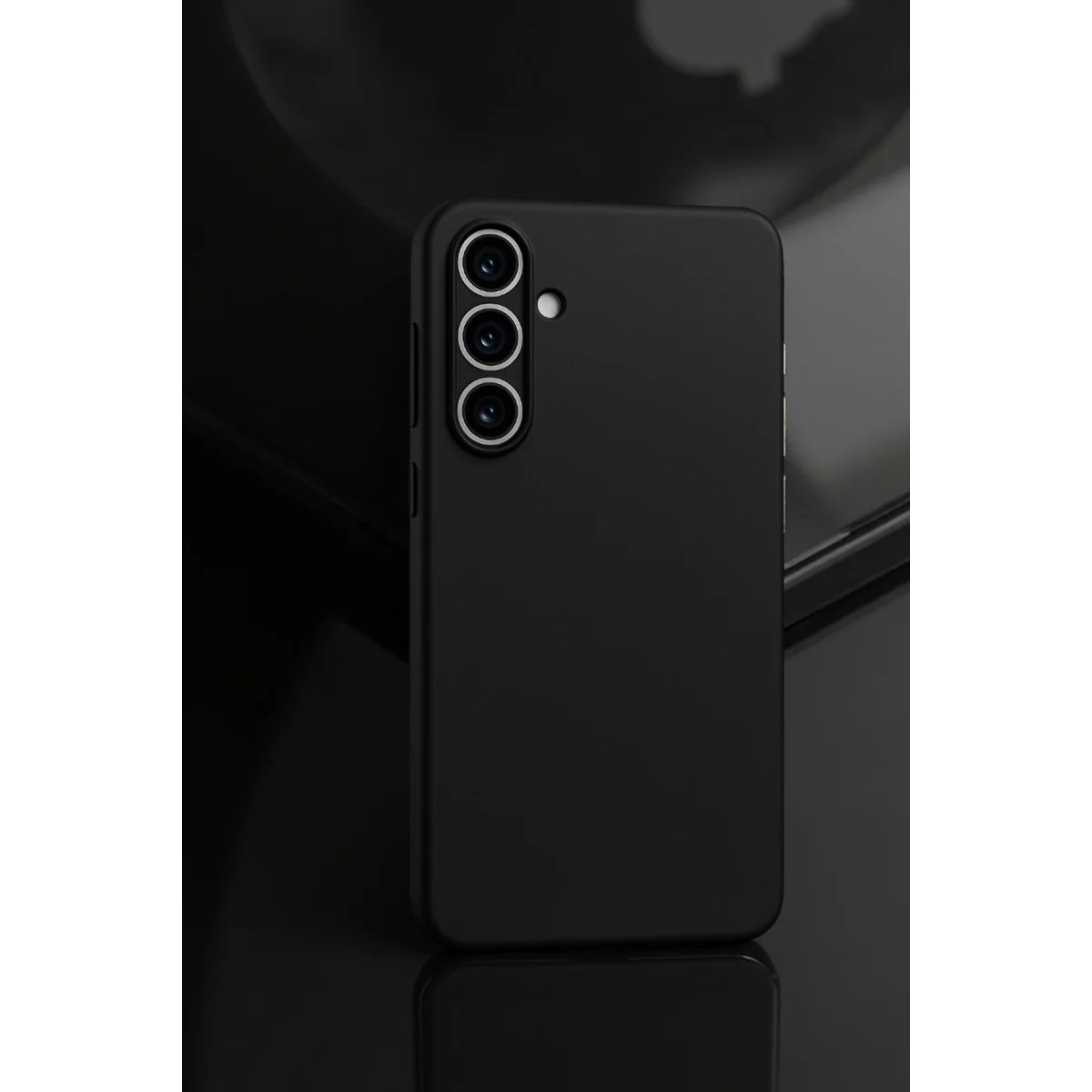 Galaxy A55 5G Kılıf First Silikon - Siyah